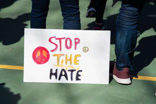 Poor Handmaids Stand Against Hate in Our Community